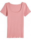 T-shirt en Coton BIO - Rose - Femme