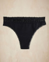 String dentelle coton Bio - Noir | Achel par Lemahieu