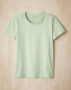 T-shirt en Coton BIO - Vert Amande - Femme