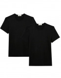 2x T-shirts  Lin - Noir - Homme