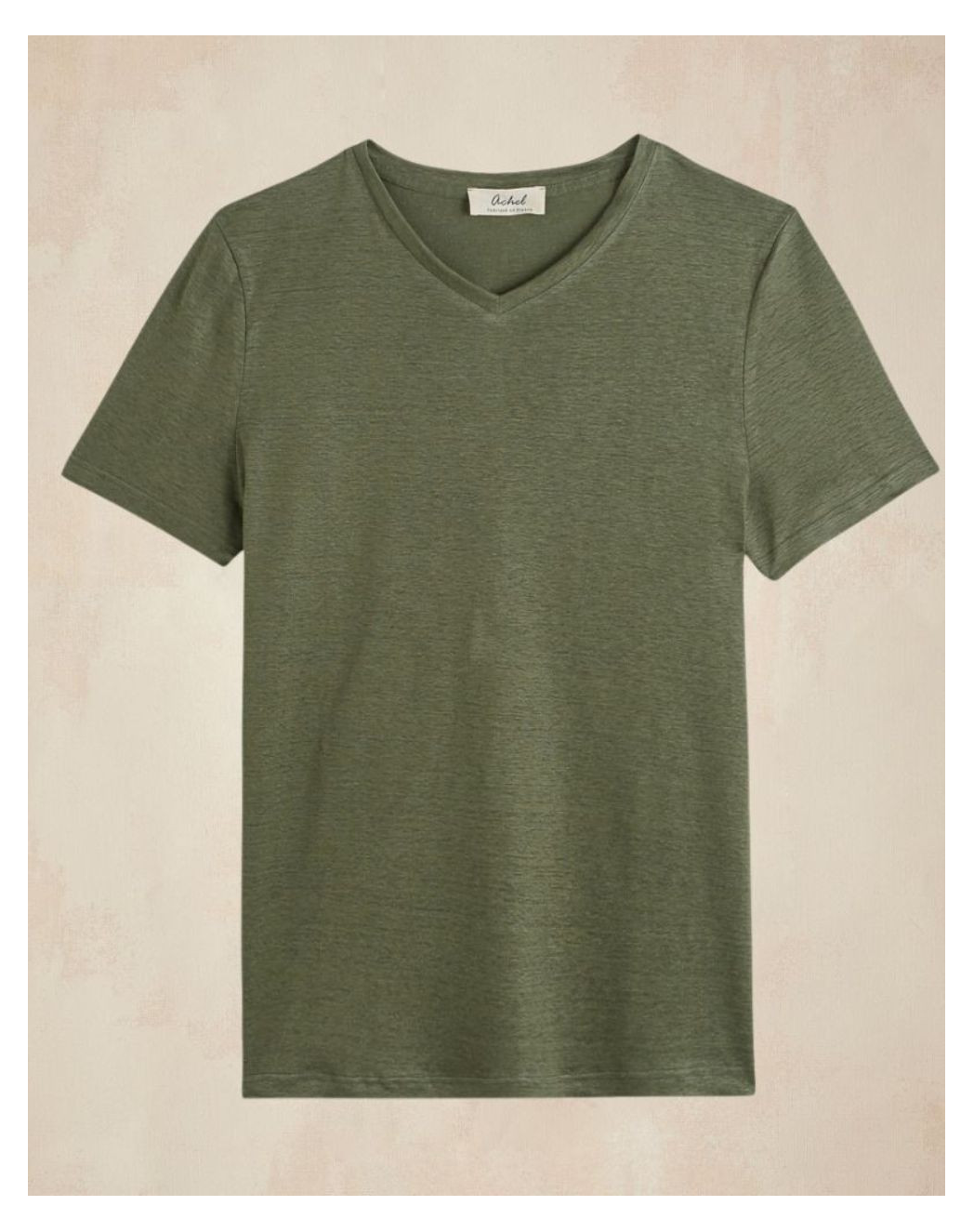 Tee shirt moulant homme col v online