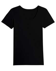 T-shirt col - Noir
