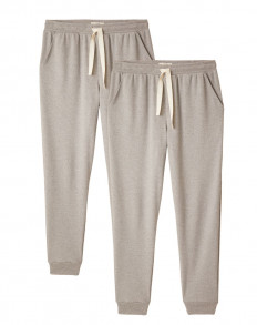 2x Pantalon de jogging - Gris