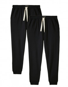 2x Pantalon de jogging - Noir