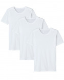 3x T-shirts seconde peau - Blanc - Homme