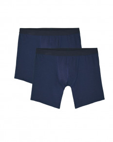 2x Boxers longs en Coton BIO - Marine