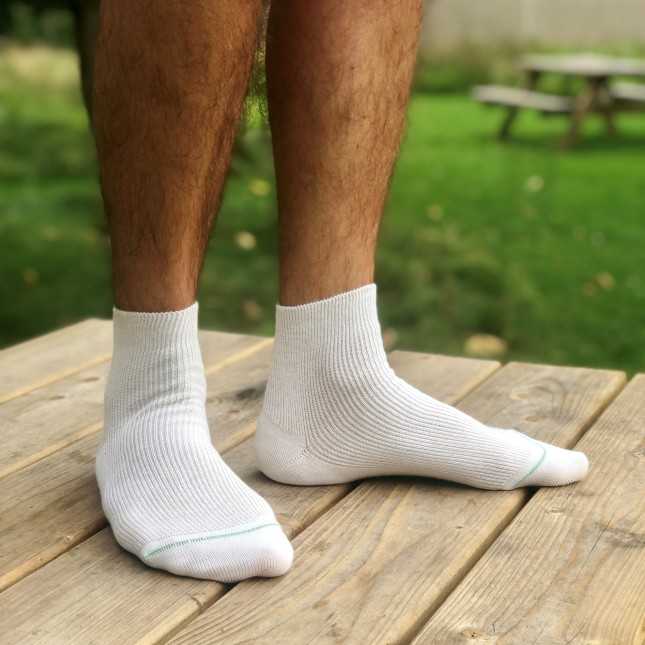 Chaussettes en coton bio pour homme ou femme