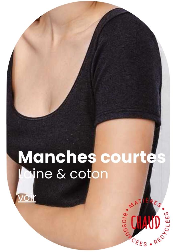 T-Shirt Thermique À Manches Longues Pour Femme Haut Rond Col En V  Extensible R