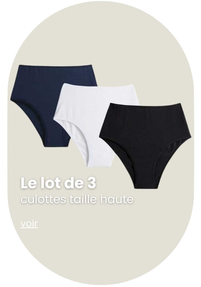 Culotte Taille Haute Made in France