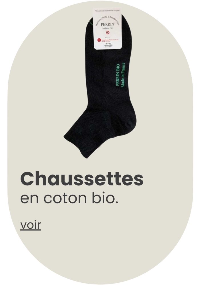 Chaussettes made in France homme, chaussettes coton