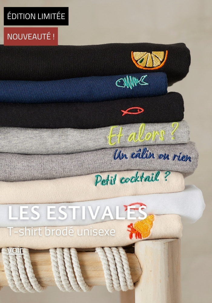 Capsule t-shirt brodés Made in France | Lemahieu