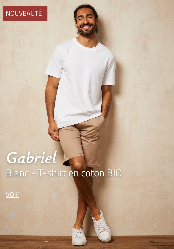 T-shirt blanc made in France luxe | Lemahieu