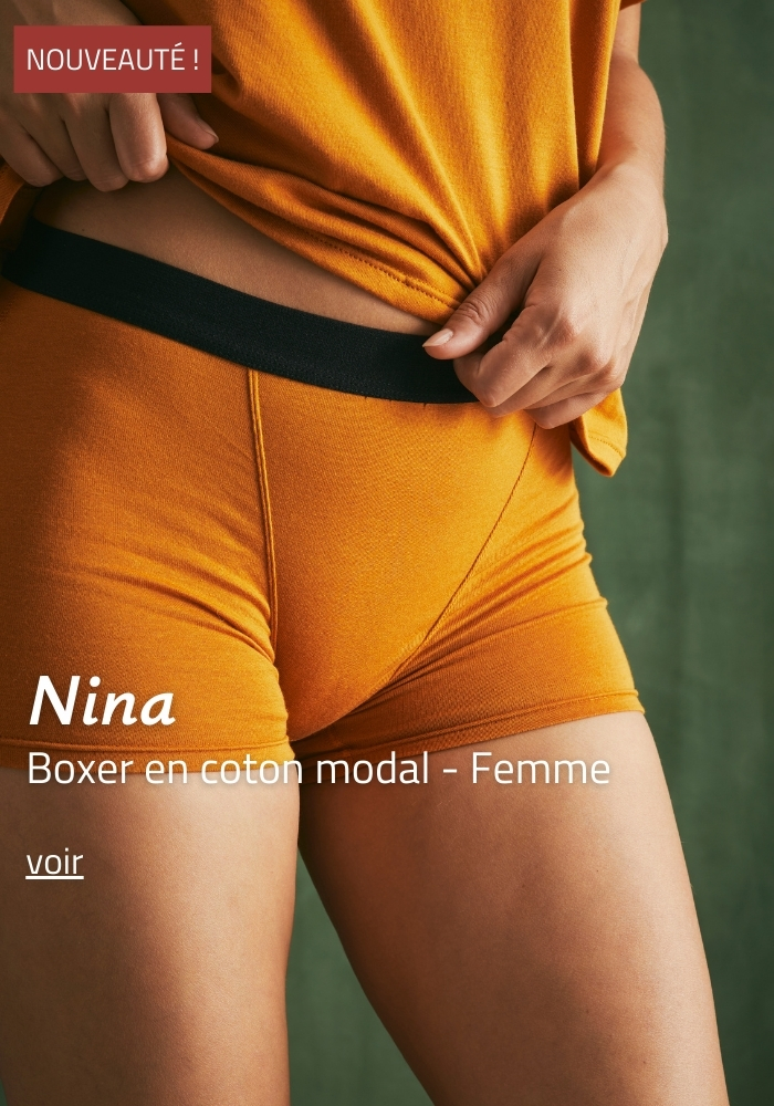 Boxer en coton modal | Made in France - Lemahieu