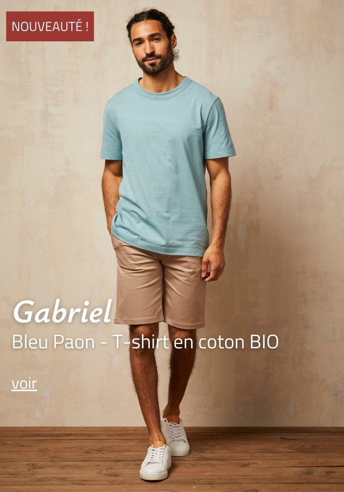 T-shirt coton bio 180 Made in France | Lemahieu