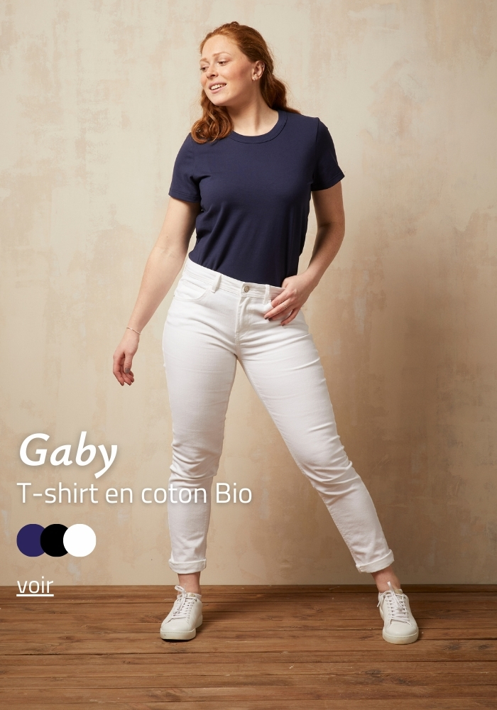 T-shirt en coton Bio Made in France | Lemahieu