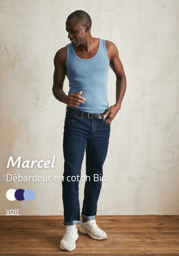 Pack débardeur Marcel made in France 