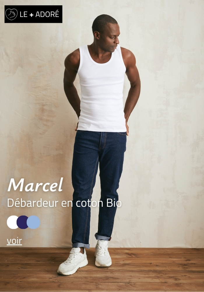 Débardeur Marcel, fabriqué en France