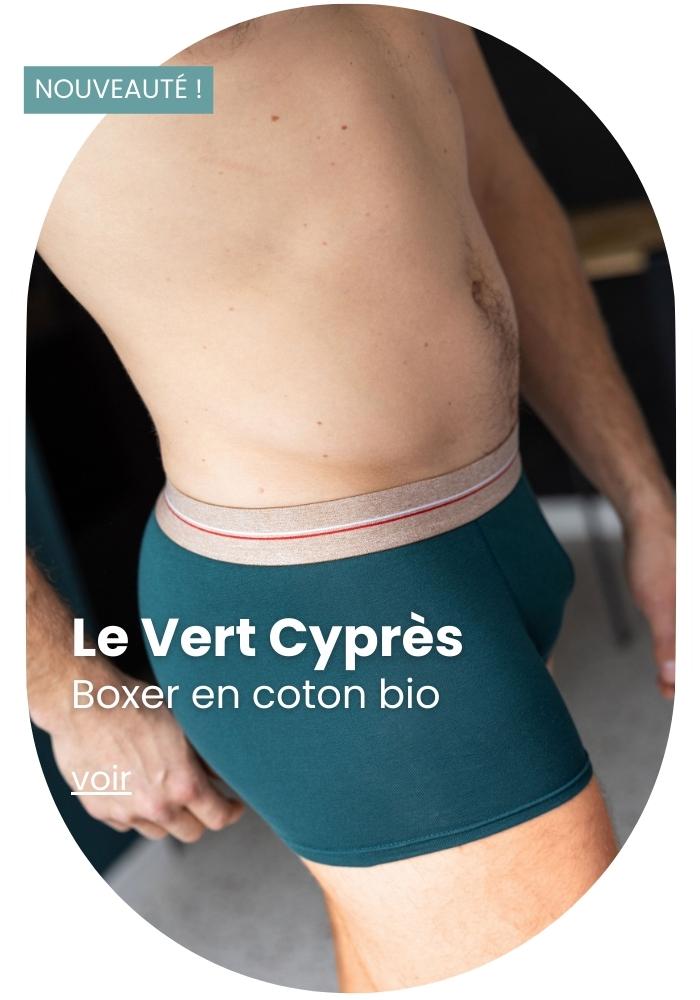 Sous-Vêtements Homme Made in France en Coton Bio